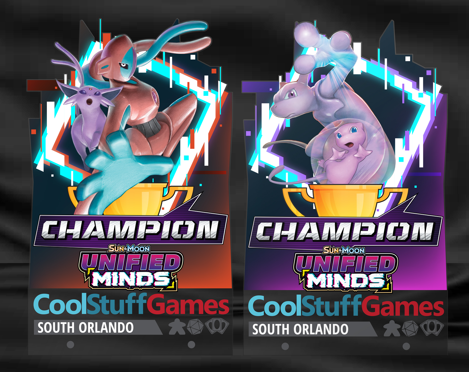 Unified Minds Pokemon Trophies